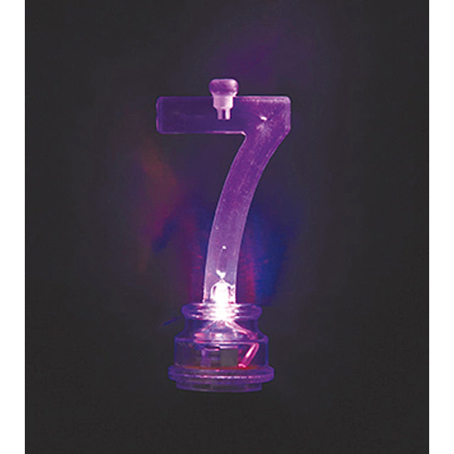 LED Candle Number 7
