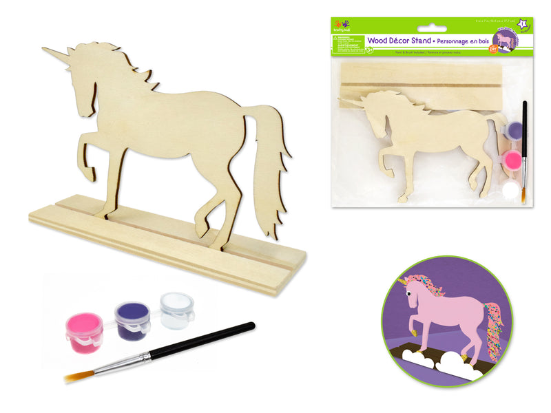 Krafty Kids Kit DIY Wood Stand Up Unicorns