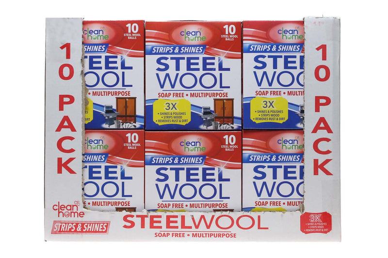 Steel Wool 10 Pack