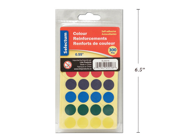 Color Reinforcements 300 Pack