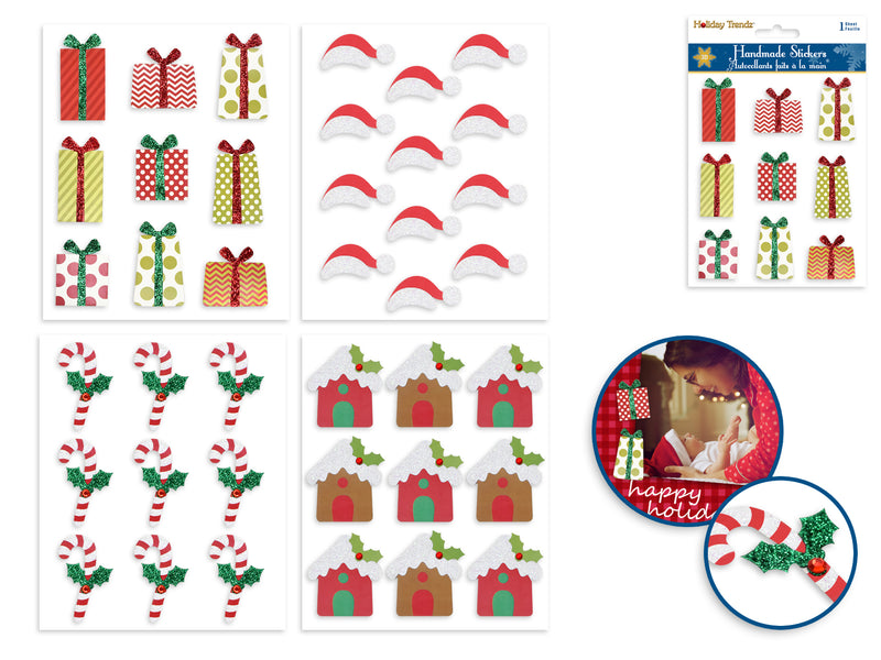 Holiday 3D Handmade Icons Stickers