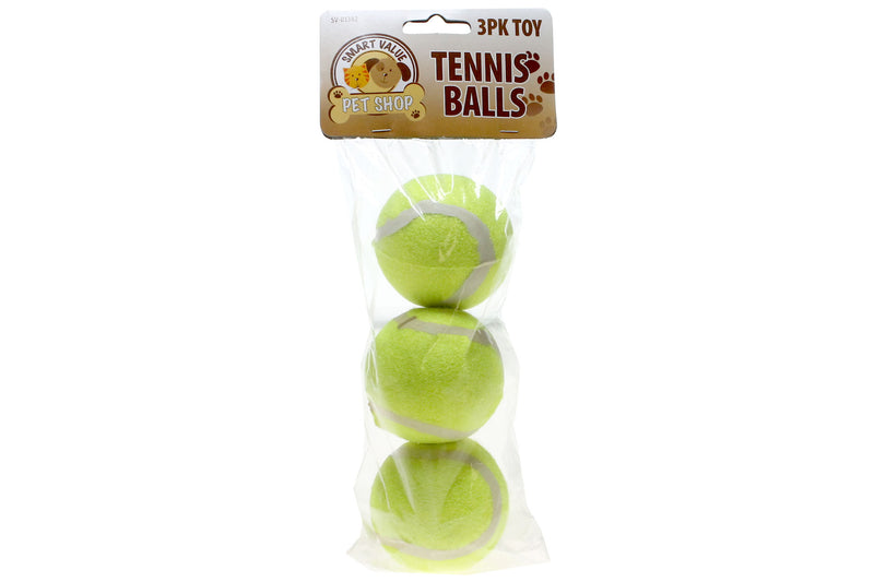 Pet Toy Tennis Balls 3 Pack