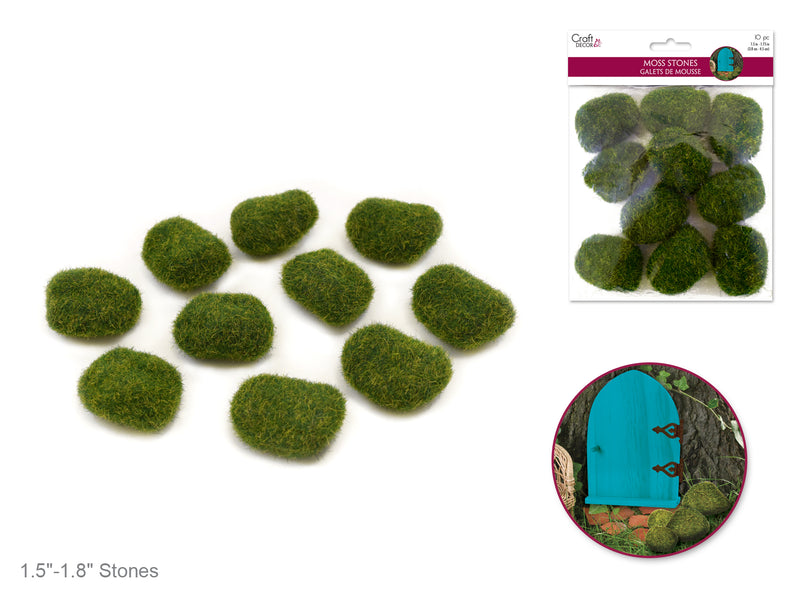 Floral Accessory Mini Moss Stones