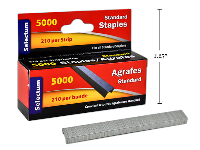 Staples Standard Size