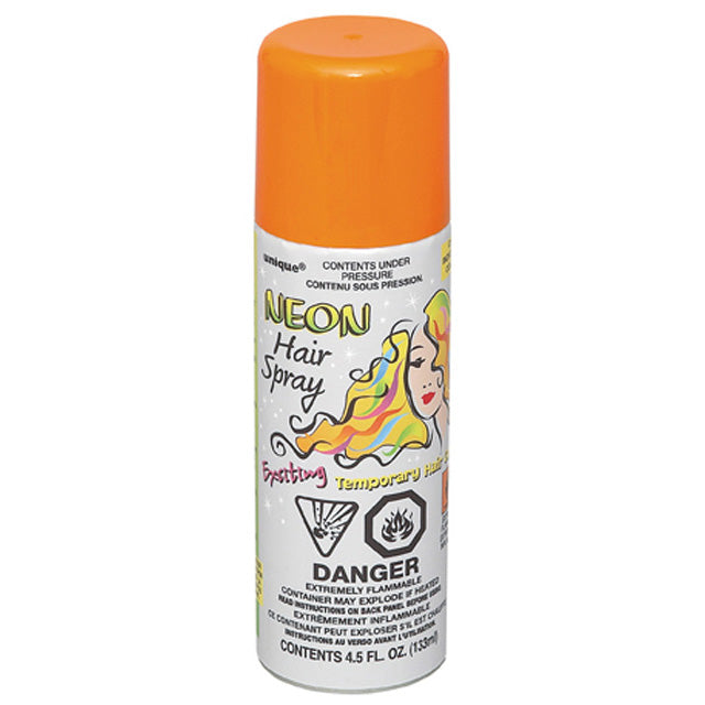 Neon Orange Hair Spray