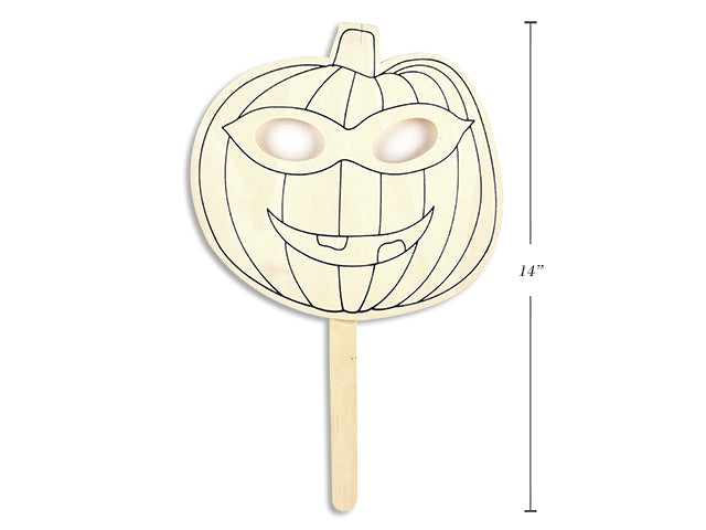 Halloween Mask On A Stick