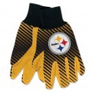 Pittsburgh Steelers Two Tone Team Logo Gloves